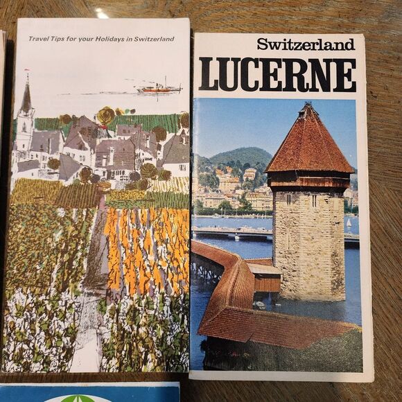 Mixed Vintage Ephemera‎ Lot Of European Travel Maps Brochures - Picture 5 of 13